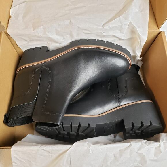 Blondo Shoes - Blondo Danika Boots Womens 7.5M Black Waterproof Chunky Sole Chelseacore